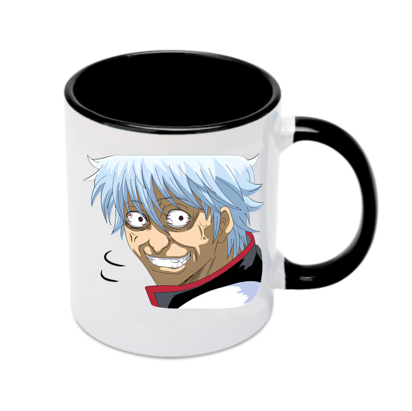 （画像用） ぎんたま 坂田銀時（さかたぎんとき） 神楽 志村新八（しむら しんぱち） GINTAMA Sakata Gintoki Kagura Shimura Shinpachi カラーマグカップ