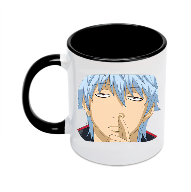 （画像用） ぎんたま 坂田銀時（さかたぎんとき） 神楽 志村新八（しむら しんぱち） GINTAMA Sakata Gintoki Kagura Shimura Shinpachi カラーマグカップ