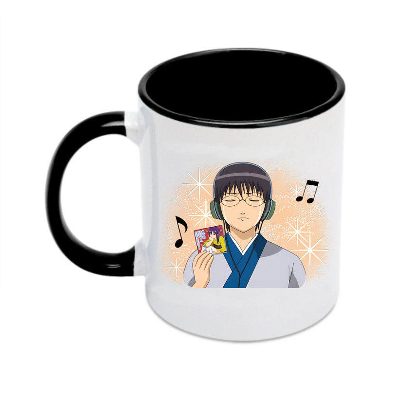 （画像用） ぎんたま 坂田銀時（さかたぎんとき） 神楽 志村新八（しむら しんぱち） GINTAMA Sakata Gintoki Kagura Shimura Shinpachi カラーマグカップ