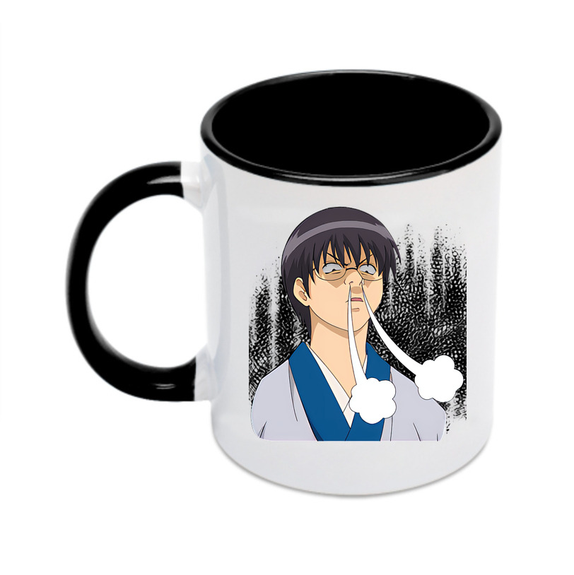 （画像用） ぎんたま 坂田銀時（さかたぎんとき） 神楽 志村新八（しむら しんぱち） GINTAMA Sakata Gintoki Kagura Shimura Shinpachi カラーマグカップ