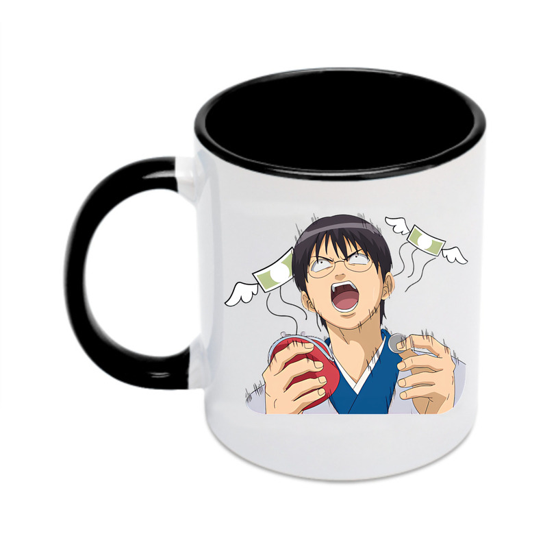 （画像用） ぎんたま 坂田銀時（さかたぎんとき） 神楽 志村新八（しむら しんぱち） GINTAMA Sakata Gintoki Kagura Shimura Shinpachi カラーマグカップ