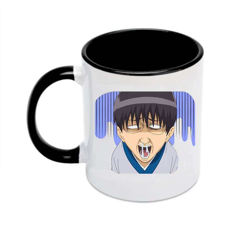 （画像用） ぎんたま 坂田銀時（さかたぎんとき） 神楽 志村新八（しむら しんぱち） GINTAMA Sakata Gintoki Kagura Shimura Shinpachi カラーマグカップ
