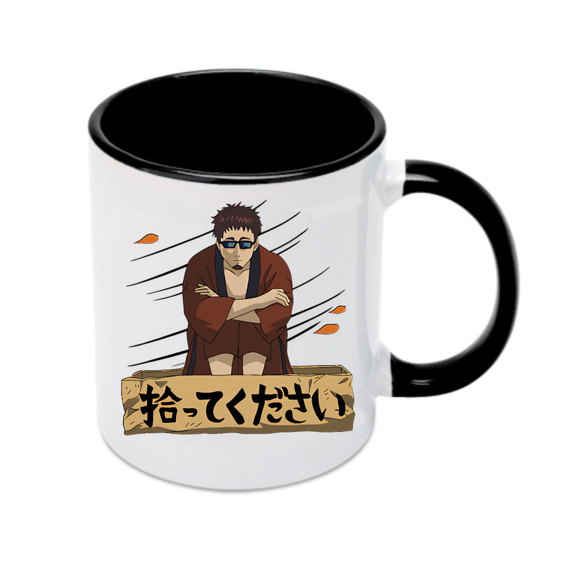 （画像用） ぎんたま 坂田銀時（さかたぎんとき） 神楽 志村新八（しむら しんぱち） GINTAMA Sakata Gintoki Kagura Shimura Shinpachi カラーマグカップ