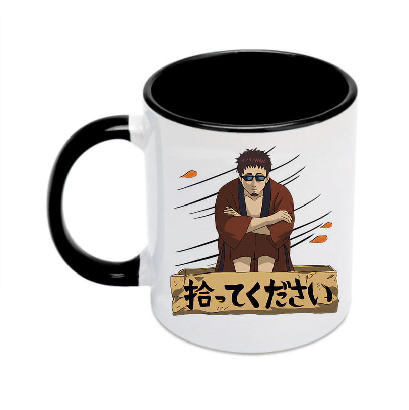（画像用） ぎんたま 坂田銀時（さかたぎんとき） 神楽 志村新八（しむら しんぱち） GINTAMA Sakata Gintoki Kagura Shimura Shinpachi カラーマグカップ