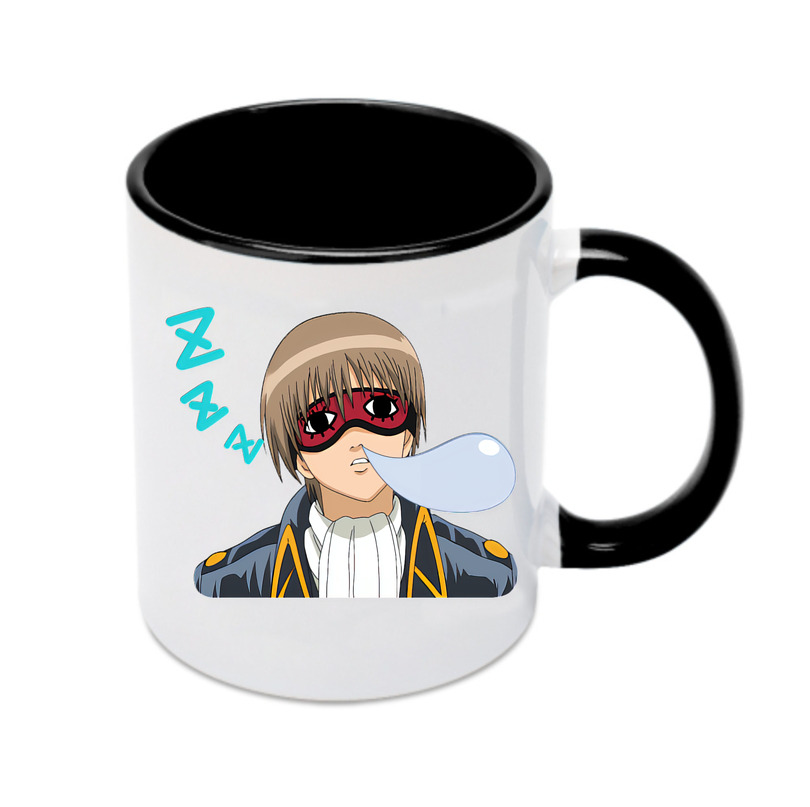 （画像用） ぎんたま 坂田銀時（さかたぎんとき） 神楽 志村新八（しむら しんぱち） GINTAMA Sakata Gintoki Kagura Shimura Shinpachi カラーマグカップ