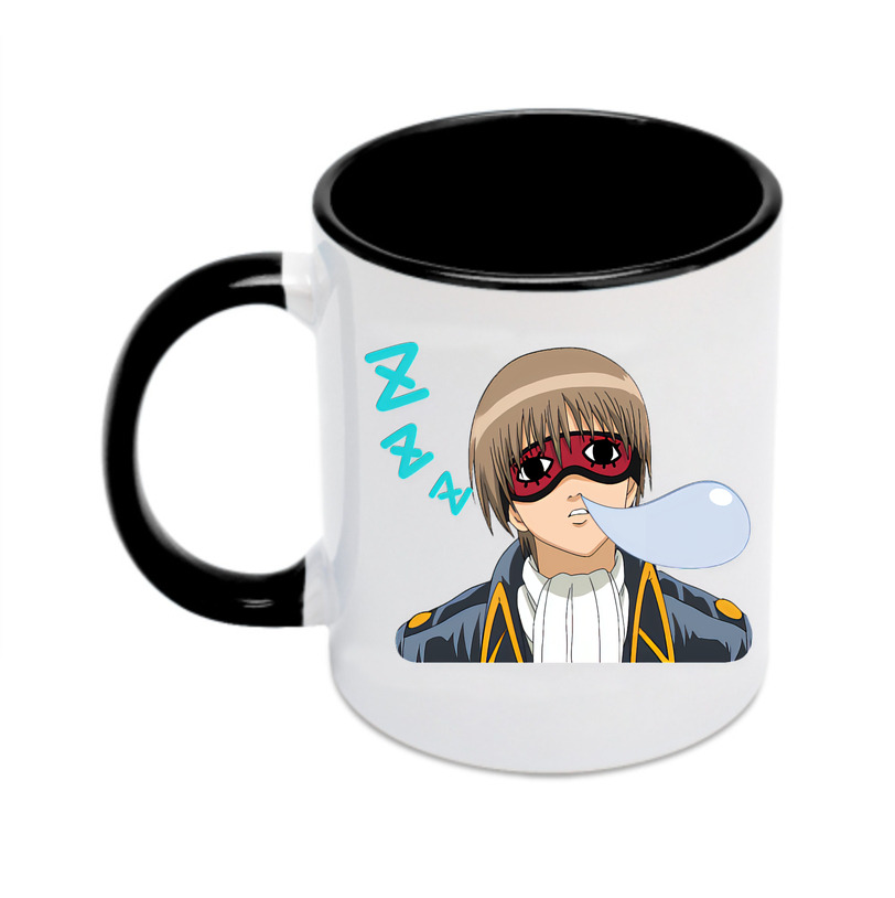 （画像用） ぎんたま 坂田銀時（さかたぎんとき） 神楽 志村新八（しむら しんぱち） GINTAMA Sakata Gintoki Kagura Shimura Shinpachi カラーマグカップ