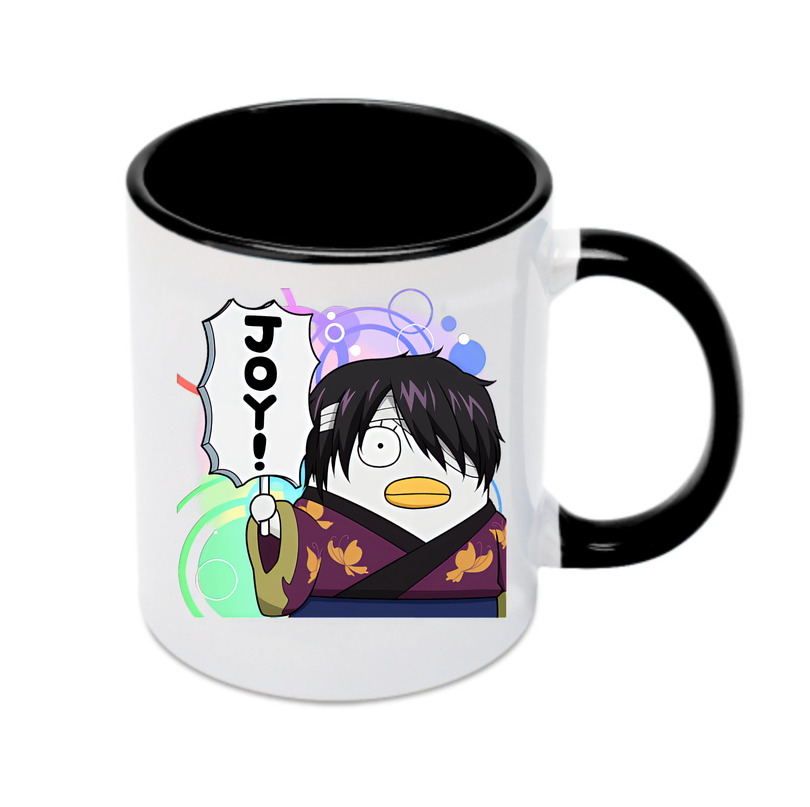 （画像用） ぎんたま 坂田銀時（さかたぎんとき） 神楽 志村新八（しむら しんぱち） GINTAMA Sakata Gintoki Kagura Shimura Shinpachi カラーマグカップ