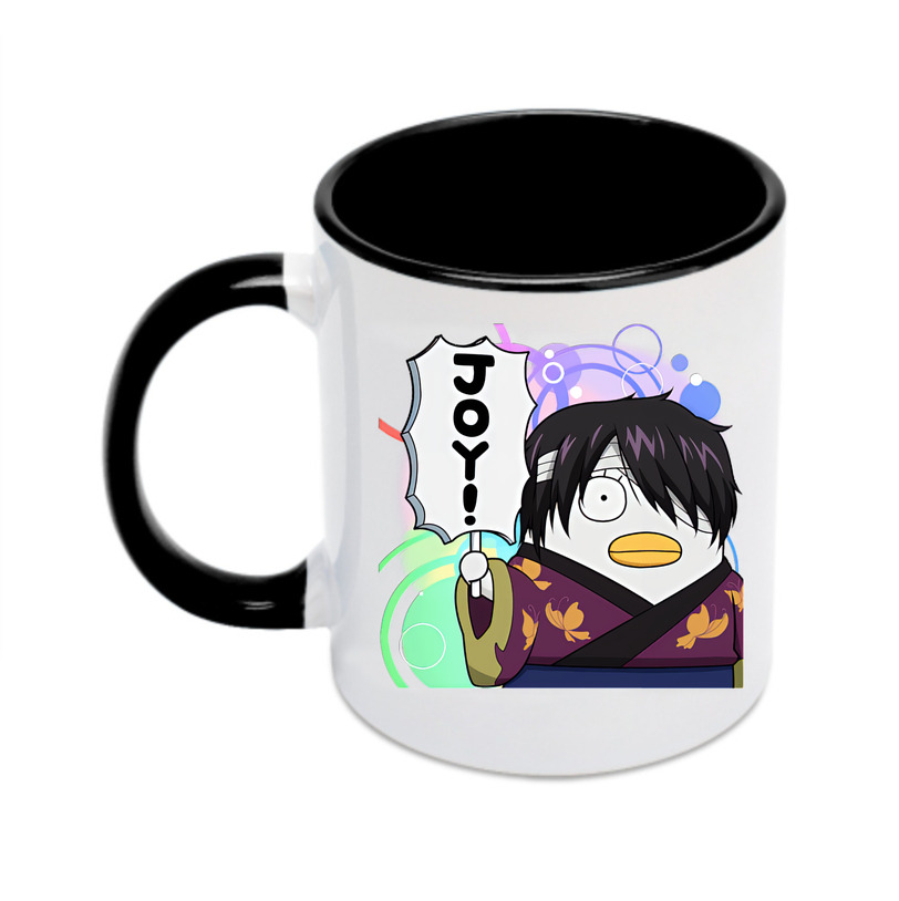 （画像用） ぎんたま 坂田銀時（さかたぎんとき） 神楽 志村新八（しむら しんぱち） GINTAMA Sakata Gintoki Kagura Shimura Shinpachi カラーマグカップ