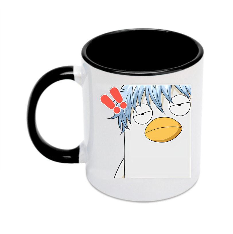 （画像用） ぎんたま 坂田銀時（さかたぎんとき） 神楽 志村新八（しむら しんぱち） GINTAMA Sakata Gintoki Kagura Shimura Shinpachi カラーマグカップ