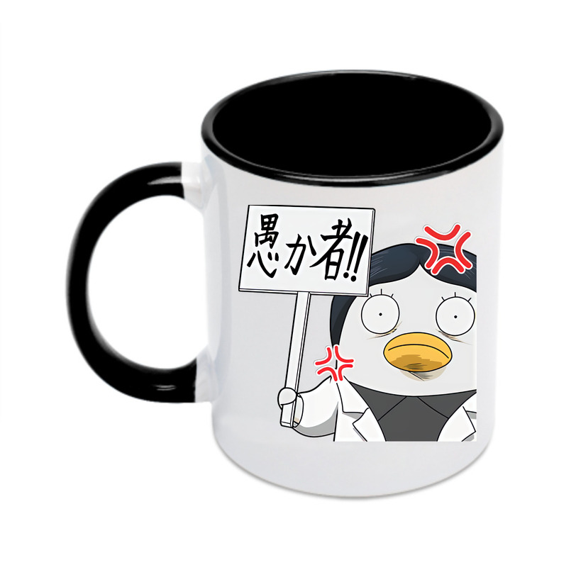 （画像用） ぎんたま 坂田銀時（さかたぎんとき） 神楽 志村新八（しむら しんぱち） GINTAMA Sakata Gintoki Kagura Shimura Shinpachi カラーマグカップ