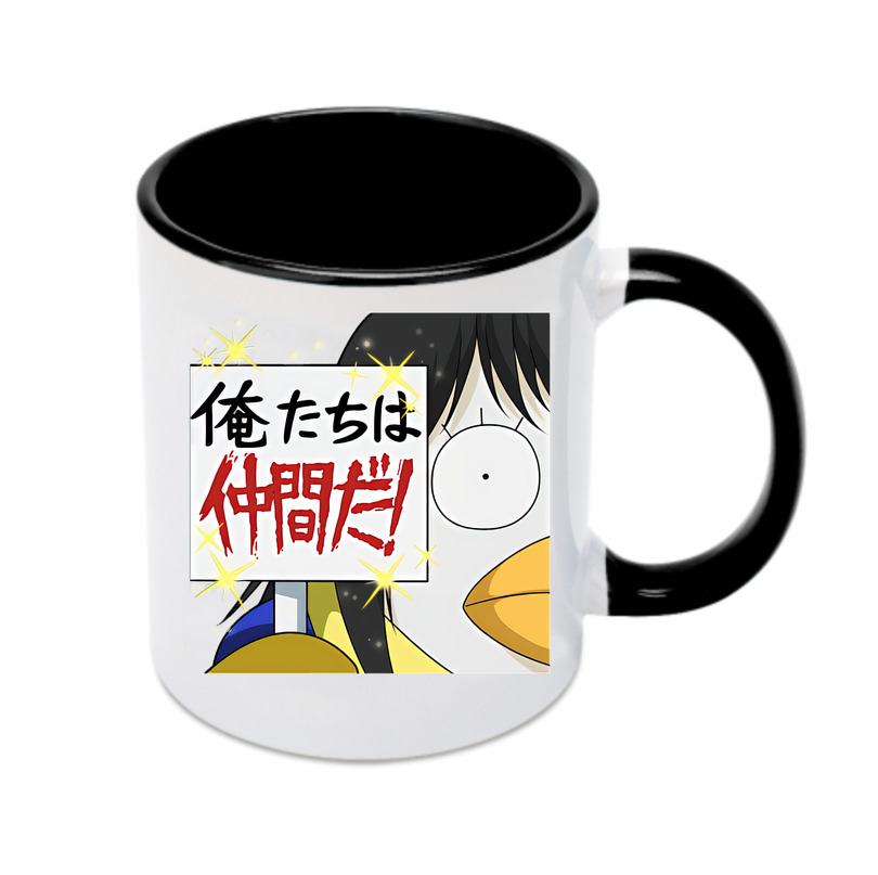（画像用） ぎんたま 坂田銀時（さかたぎんとき） 神楽 志村新八（しむら しんぱち） GINTAMA Sakata Gintoki Kagura Shimura Shinpachi カラーマグカップ
