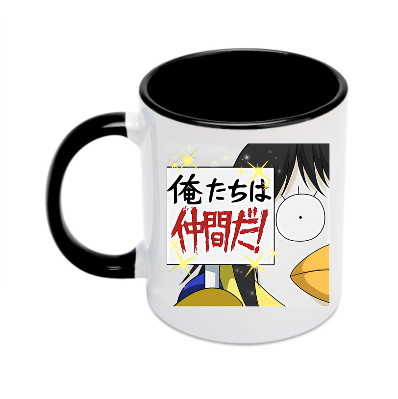 （画像用） ぎんたま 坂田銀時（さかたぎんとき） 神楽 志村新八（しむら しんぱち） GINTAMA Sakata Gintoki Kagura Shimura Shinpachi カラーマグカップ