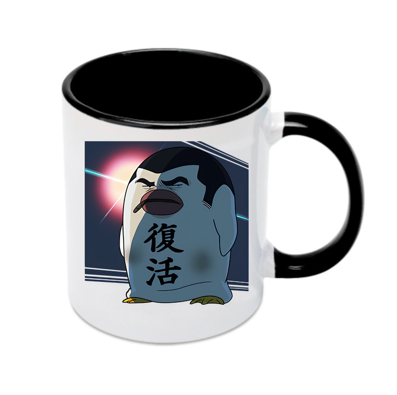 （画像用） ぎんたま 坂田銀時（さかたぎんとき） 神楽 志村新八（しむら しんぱち） GINTAMA Sakata Gintoki Kagura Shimura Shinpachi カラーマグカップ