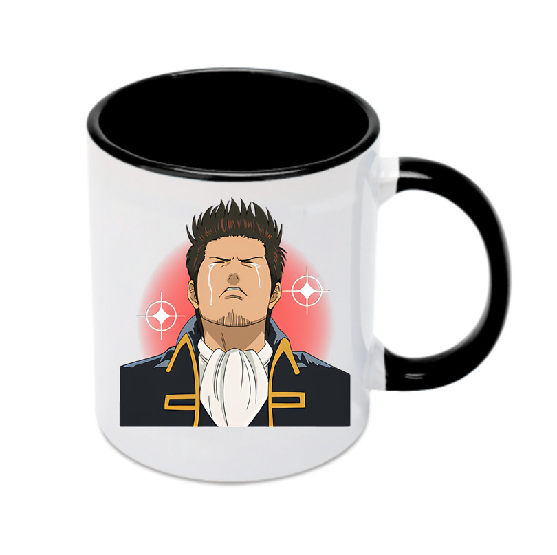 （画像用） ぎんたま 坂田銀時（さかたぎんとき） 神楽 志村新八（しむら しんぱち） GINTAMA Sakata Gintoki Kagura Shimura Shinpachi カラーマグカップ