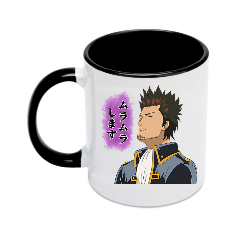 （画像用） ぎんたま 坂田銀時（さかたぎんとき） 神楽 志村新八（しむら しんぱち） GINTAMA Sakata Gintoki Kagura Shimura Shinpachi カラーマグカップ