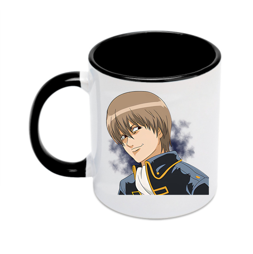 （画像用） ぎんたま 坂田銀時（さかたぎんとき） 神楽 志村新八（しむら しんぱち） GINTAMA Sakata Gintoki Kagura Shimura Shinpachi カラーマグカップ