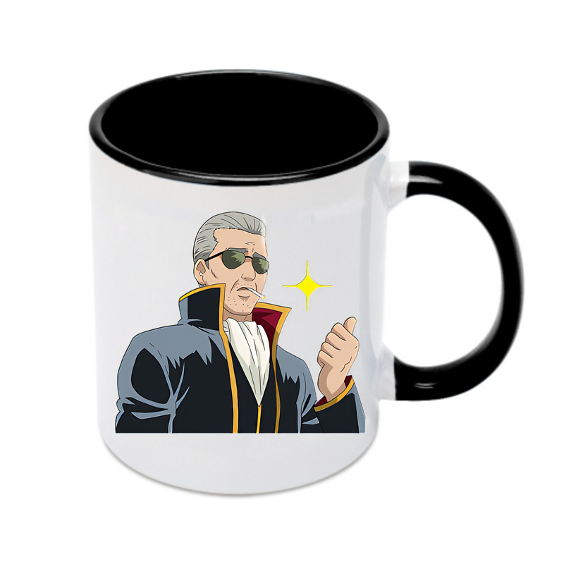 （画像用） ぎんたま 坂田銀時（さかたぎんとき） 神楽 志村新八（しむら しんぱち） GINTAMA Sakata Gintoki Kagura Shimura Shinpachi カラーマグカップ