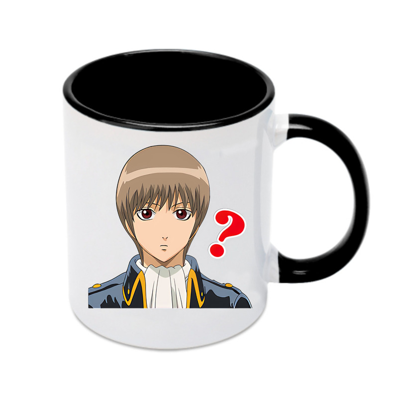 （画像用） ぎんたま 坂田銀時（さかたぎんとき） 神楽 志村新八（しむら しんぱち） GINTAMA Sakata Gintoki Kagura Shimura Shinpachi カラーマグカップ