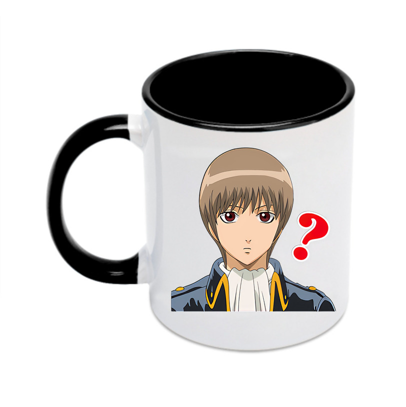 （画像用） ぎんたま 坂田銀時（さかたぎんとき） 神楽 志村新八（しむら しんぱち） GINTAMA Sakata Gintoki Kagura Shimura Shinpachi カラーマグカップ