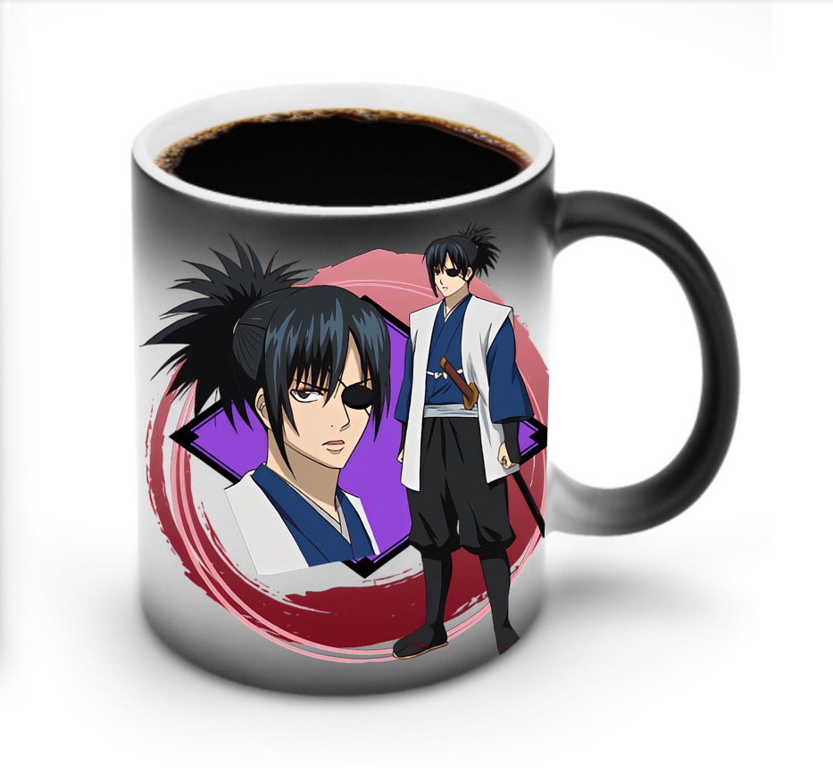 （画像用） ぎんたま 坂田銀時（さかたぎんとき） 神楽 志村新八（しむら しんぱち） GINTAMA Sakata Gintoki Kagura Shimura Shinpachi 温度変色マグカップ