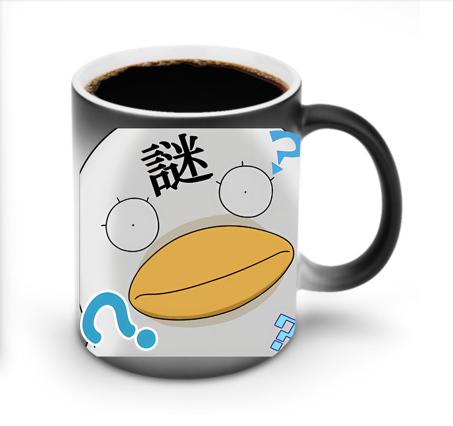 （画像用） ぎんたま 坂田銀時（さかたぎんとき） 神楽 志村新八（しむら しんぱち） GINTAMA Sakata Gintoki Kagura Shimura Shinpachi 温度変色マグカップ
