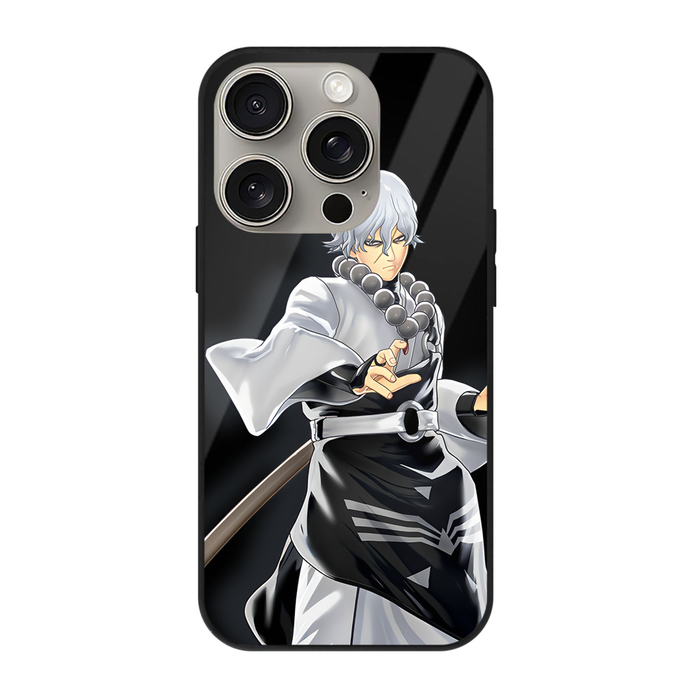 （画像用） ぎんたま 坂田銀時（さかたぎんとき） 神楽 志村新八（しむら しんぱち） GINTAMA Sakata Gintoki Kagura Shimura Shinpachi 【iPhone15Pro対応】スマホケース 耐衝撃＆黄変防止 背面ガラス