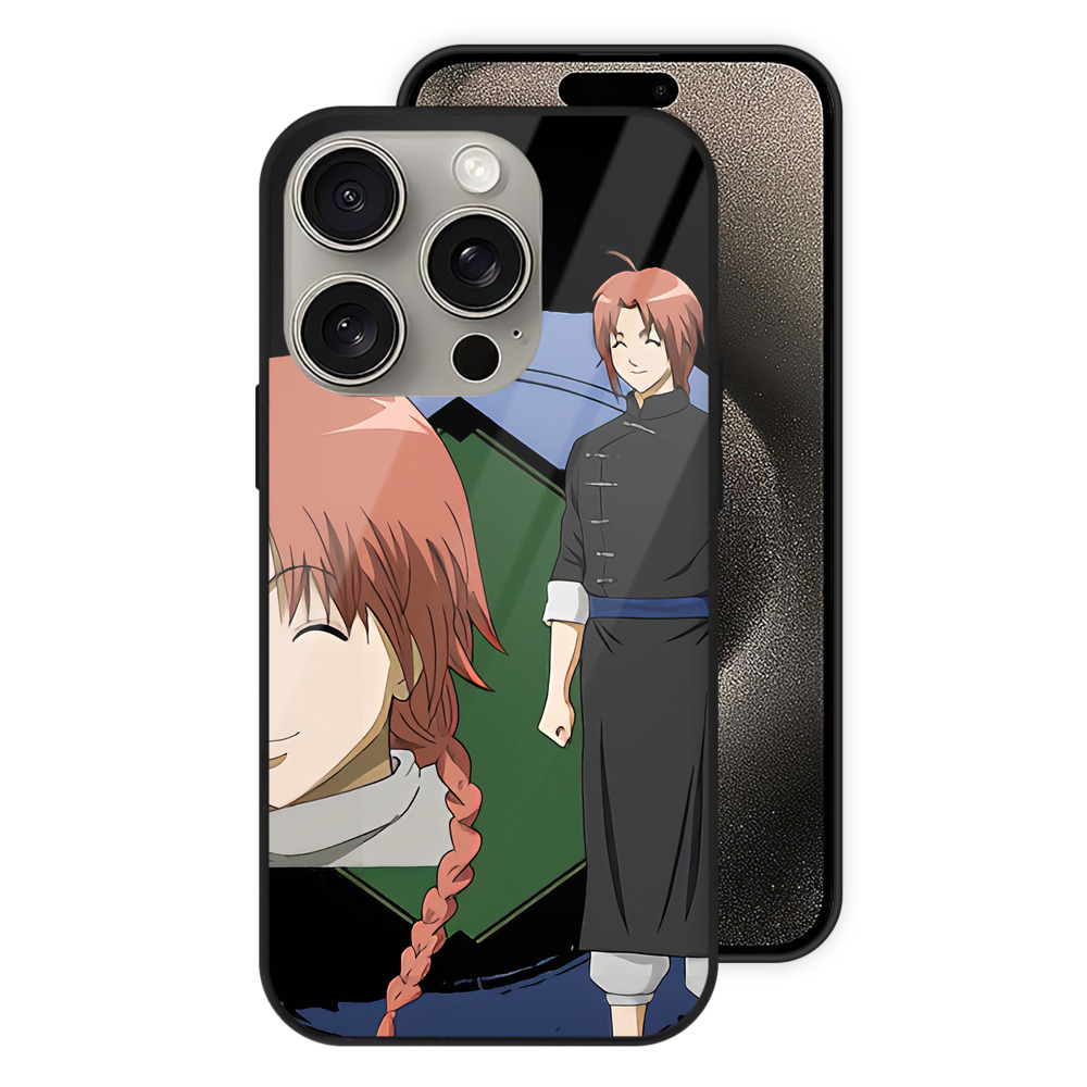 （画像用） ぎんたま 坂田銀時（さかたぎんとき） 神楽 志村新八（しむら しんぱち） GINTAMA Sakata Gintoki Kagura Shimura Shinpachi 【iPhone15Pro対応】スマホケース 耐衝撃＆黄変防止 背面ガラス