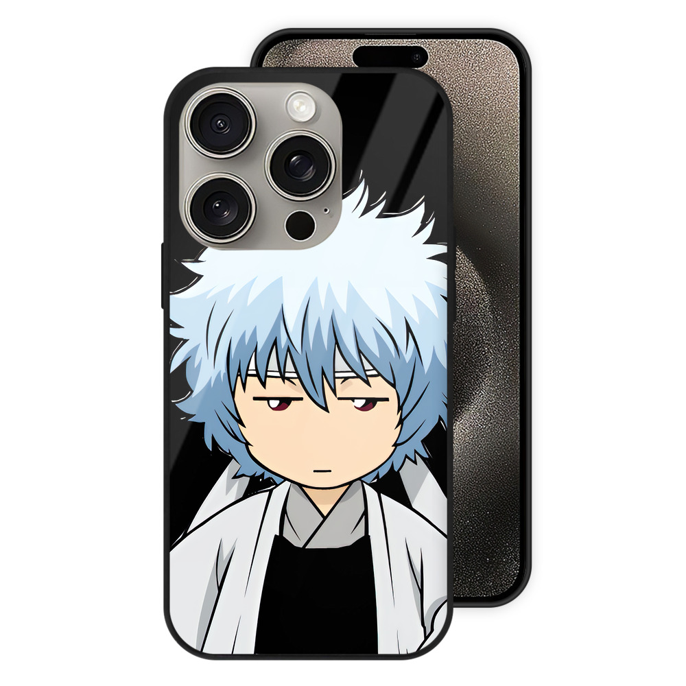 （画像用） ぎんたま 坂田銀時（さかたぎんとき） 神楽 志村新八（しむら しんぱち） GINTAMA Sakata Gintoki Kagura Shimura Shinpachi 【iPhone15Pro対応】スマホケース 耐衝撃＆黄変防止 背面ガラス