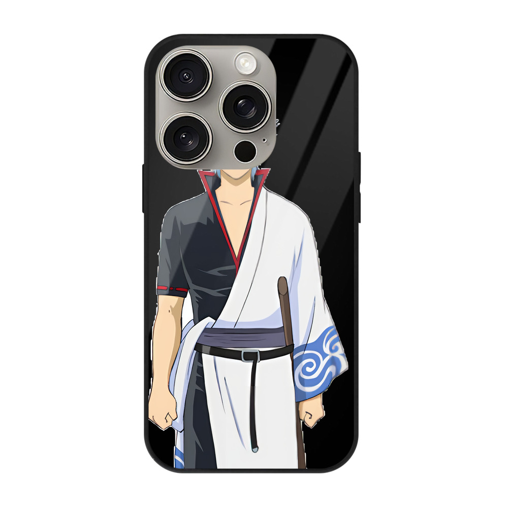 （画像用） ぎんたま 坂田銀時（さかたぎんとき） 神楽 志村新八（しむら しんぱち） GINTAMA Sakata Gintoki Kagura Shimura Shinpachi 【iPhone15Pro対応】スマホケース 耐衝撃＆黄変防止 背面ガラス