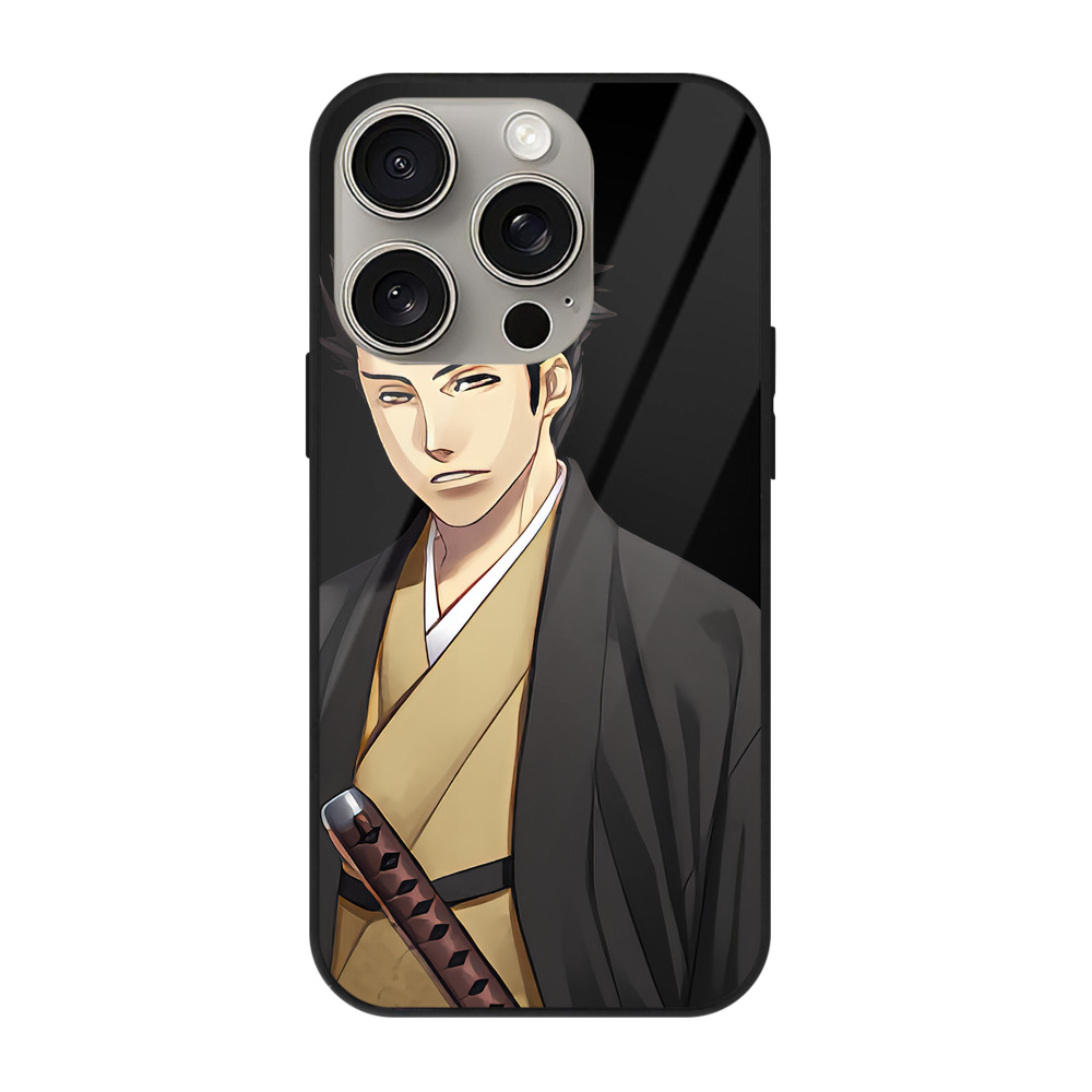 （画像用） ぎんたま 坂田銀時（さかたぎんとき） 神楽 志村新八（しむら しんぱち） GINTAMA Sakata Gintoki Kagura Shimura Shinpachi 【iPhone15Pro対応】スマホケース 耐衝撃＆黄変防止 背面ガラス
