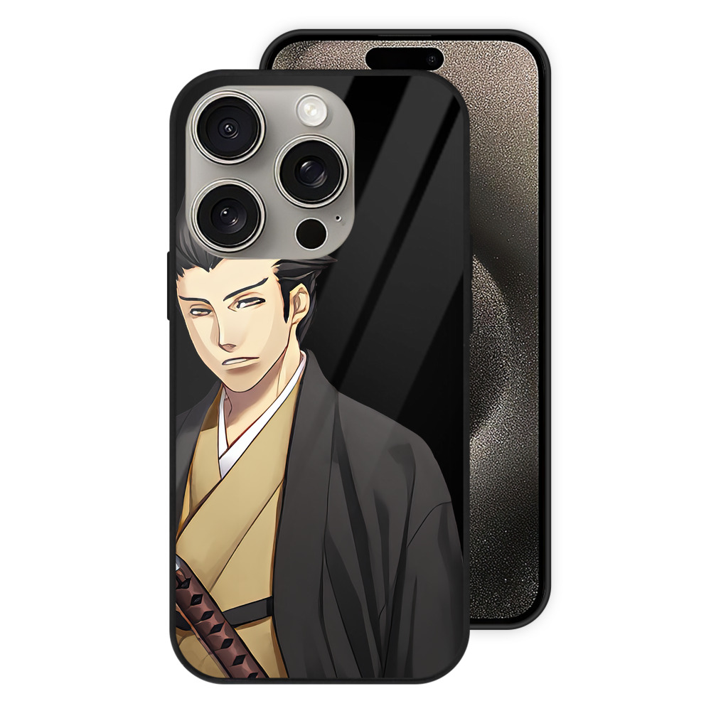 （画像用） ぎんたま 坂田銀時（さかたぎんとき） 神楽 志村新八（しむら しんぱち） GINTAMA Sakata Gintoki Kagura Shimura Shinpachi 【iPhone15Pro対応】スマホケース 耐衝撃＆黄変防止 背面ガラス