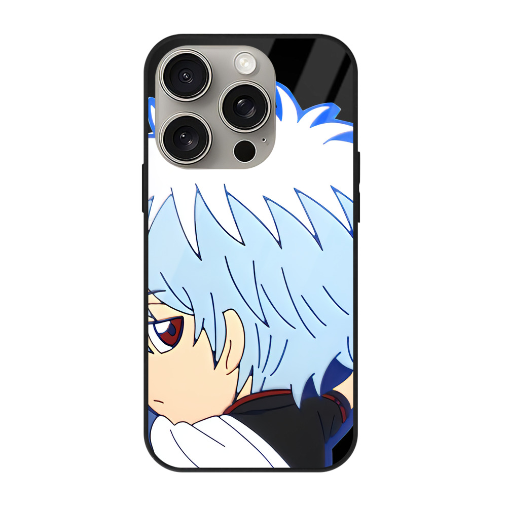 （画像用） ぎんたま 坂田銀時（さかたぎんとき） 神楽 志村新八（しむら しんぱち） GINTAMA Sakata Gintoki Kagura Shimura Shinpachi 【iPhone15Pro対応】スマホケース 耐衝撃＆黄変防止 背面ガラス
