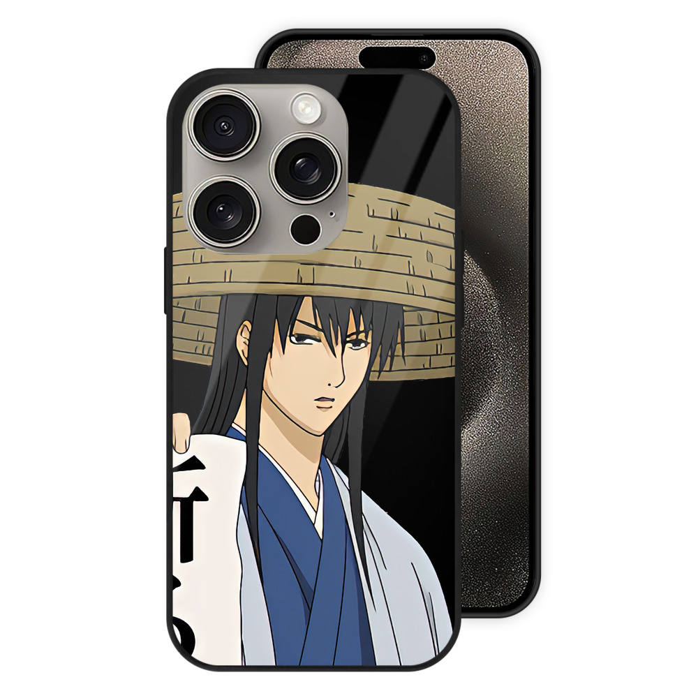 （画像用） ぎんたま 坂田銀時（さかたぎんとき） 神楽 志村新八（しむら しんぱち） GINTAMA Sakata Gintoki Kagura Shimura Shinpachi 【iPhone15Pro対応】スマホケース 耐衝撃＆黄変防止 背面ガラス