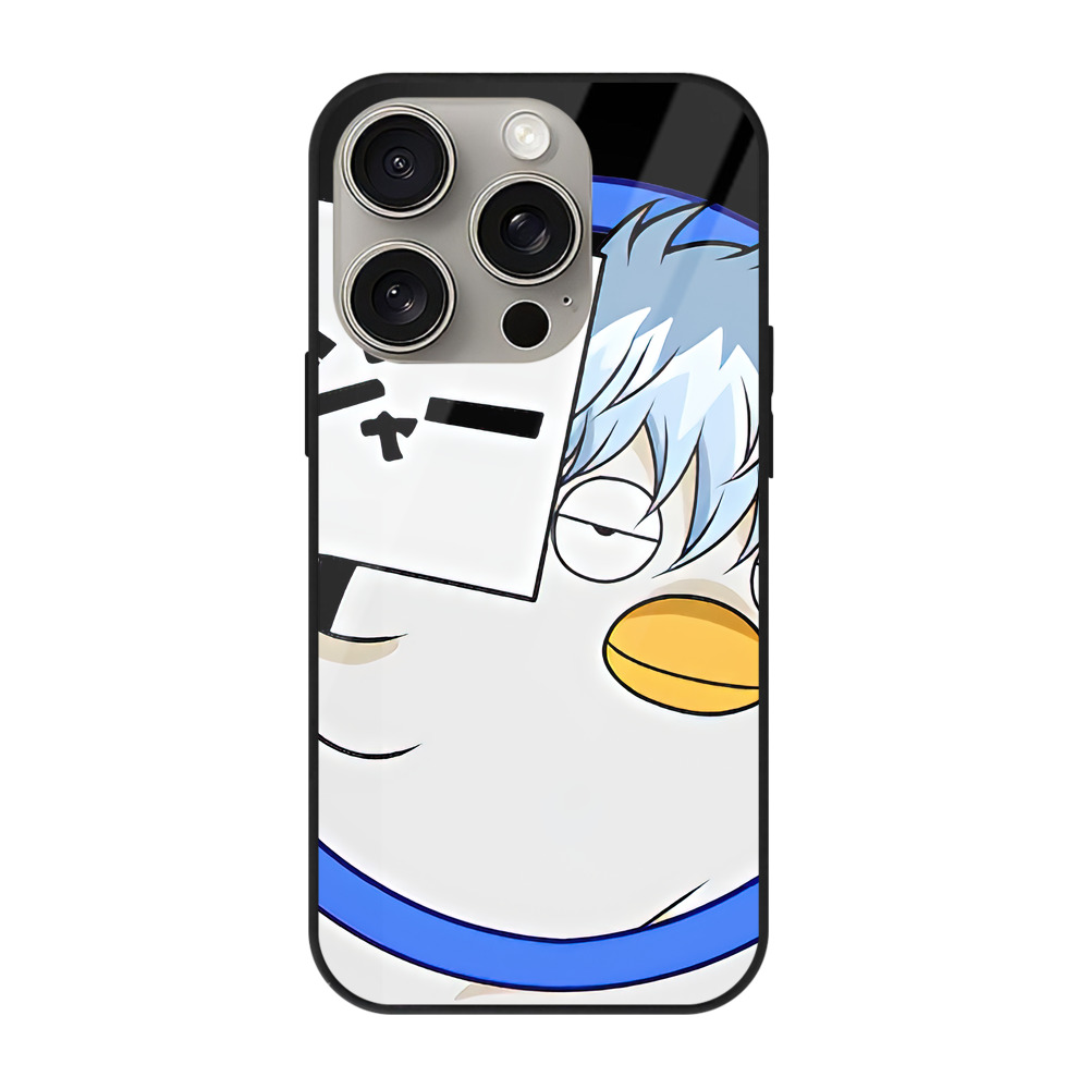 （画像用） ぎんたま 坂田銀時（さかたぎんとき） 神楽 志村新八（しむら しんぱち） GINTAMA Sakata Gintoki Kagura Shimura Shinpachi 【iPhone15Pro対応】スマホケース 耐衝撃＆黄変防止 背面ガラス
