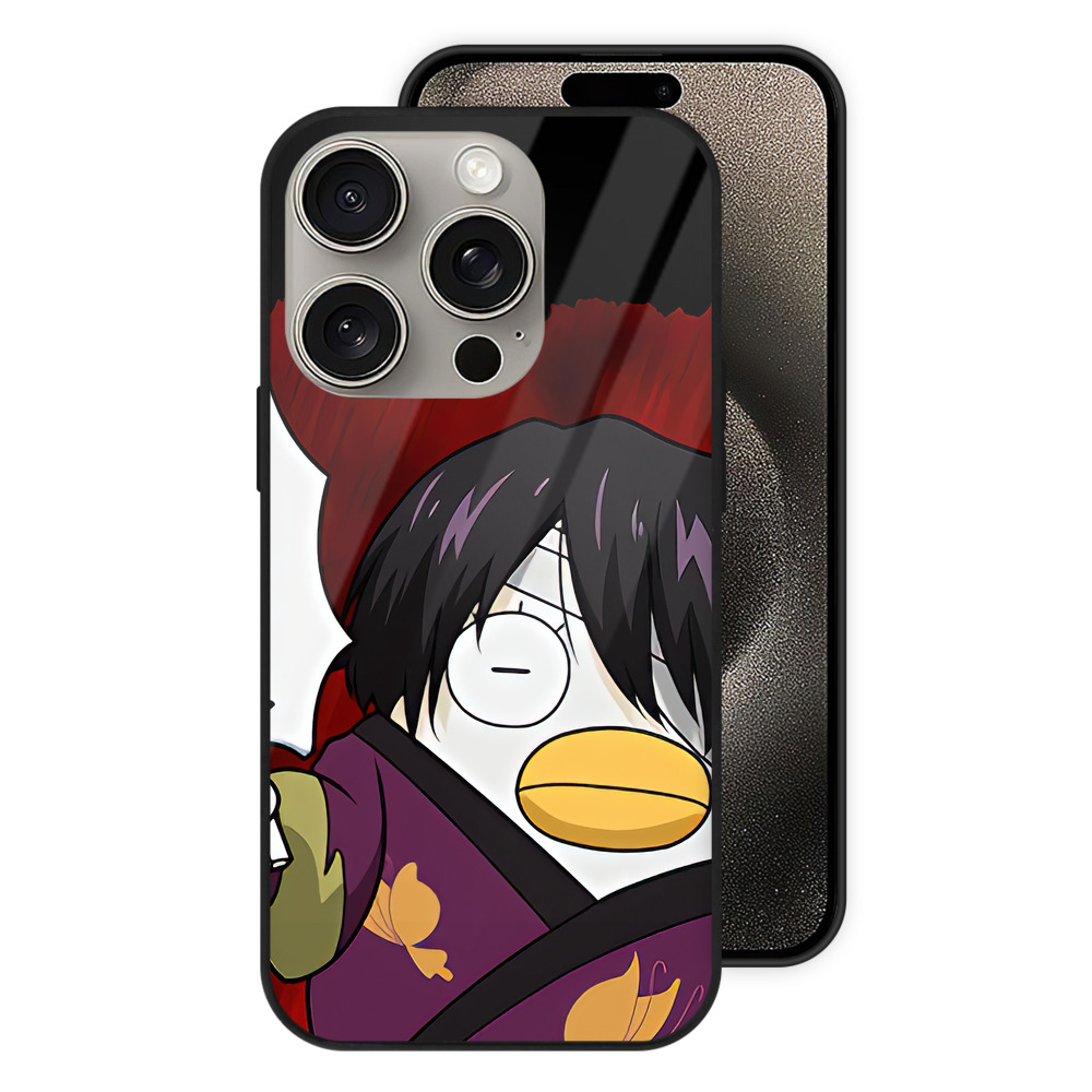 （画像用） ぎんたま 坂田銀時（さかたぎんとき） 神楽 志村新八（しむら しんぱち） GINTAMA Sakata Gintoki Kagura Shimura Shinpachi 【iPhone15Pro対応】スマホケース 耐衝撃＆黄変防止 背面ガラス
