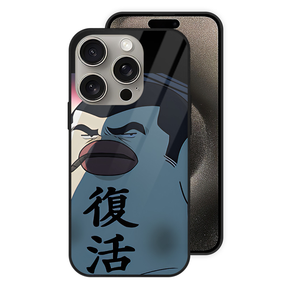 （画像用） ぎんたま 坂田銀時（さかたぎんとき） 神楽 志村新八（しむら しんぱち） GINTAMA Sakata Gintoki Kagura Shimura Shinpachi 【iPhone15Pro対応】スマホケース 耐衝撃＆黄変防止 背面ガラス