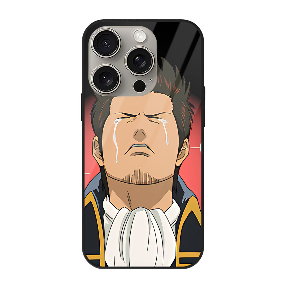 （画像用） ぎんたま 坂田銀時（さかたぎんとき） 神楽 志村新八（しむら しんぱち） GINTAMA Sakata Gintoki Kagura Shimura Shinpachi 【iPhone15Pro対応】スマホケース 耐衝撃＆黄変防止 背面ガラス