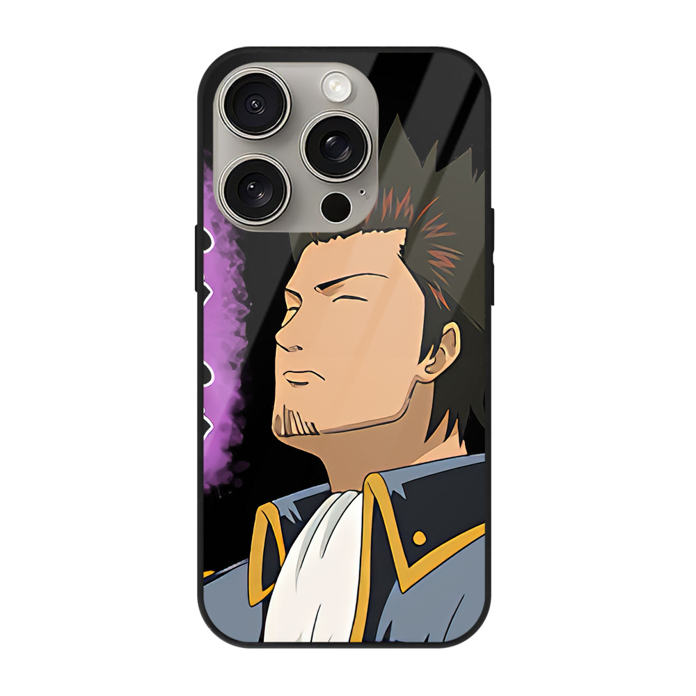 （画像用） ぎんたま 坂田銀時（さかたぎんとき） 神楽 志村新八（しむら しんぱち） GINTAMA Sakata Gintoki Kagura Shimura Shinpachi 【iPhone15Pro対応】スマホケース 耐衝撃＆黄変防止 背面ガラス