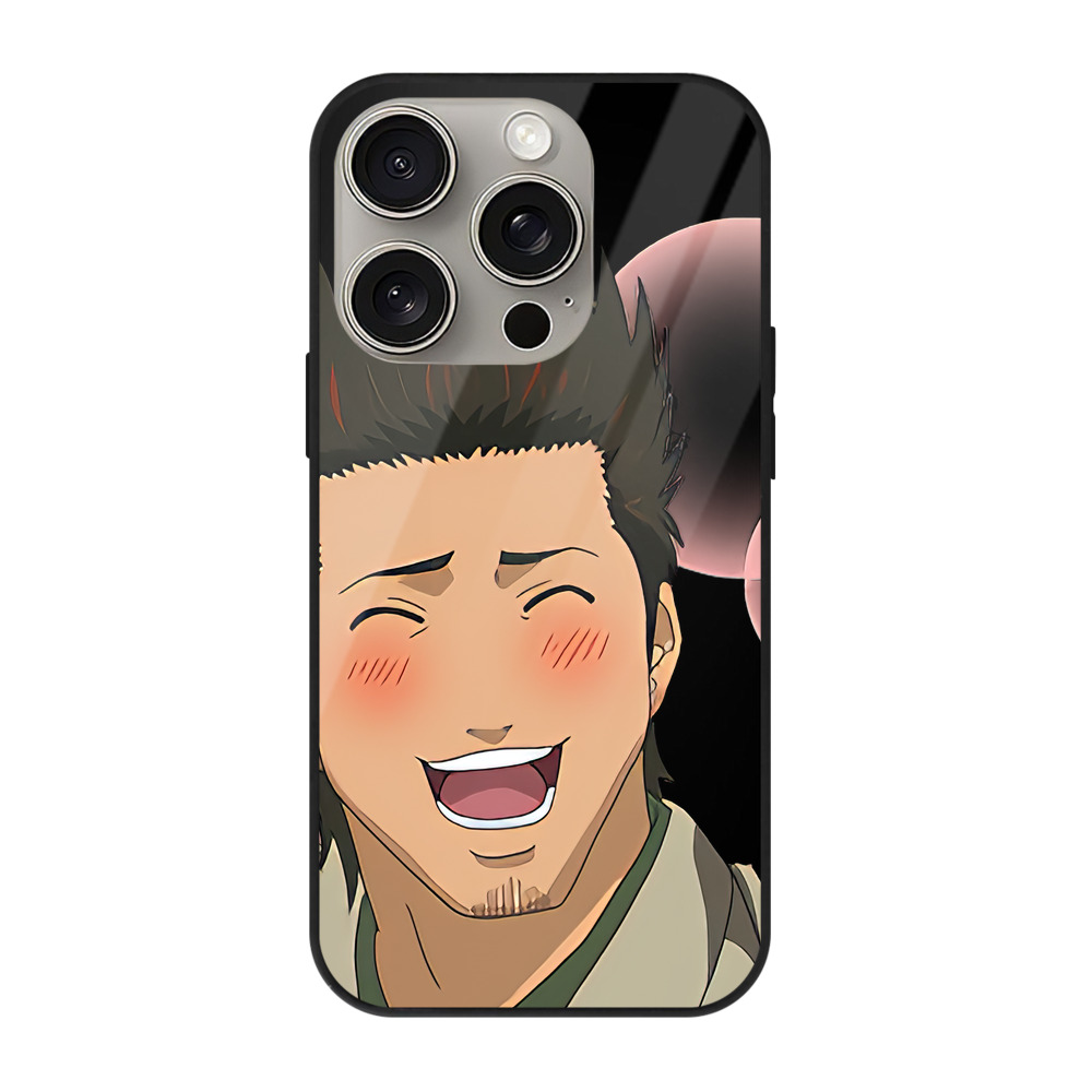 （画像用） ぎんたま 坂田銀時（さかたぎんとき） 神楽 志村新八（しむら しんぱち） GINTAMA Sakata Gintoki Kagura Shimura Shinpachi 【iPhone15Pro対応】スマホケース 耐衝撃＆黄変防止 背面ガラス