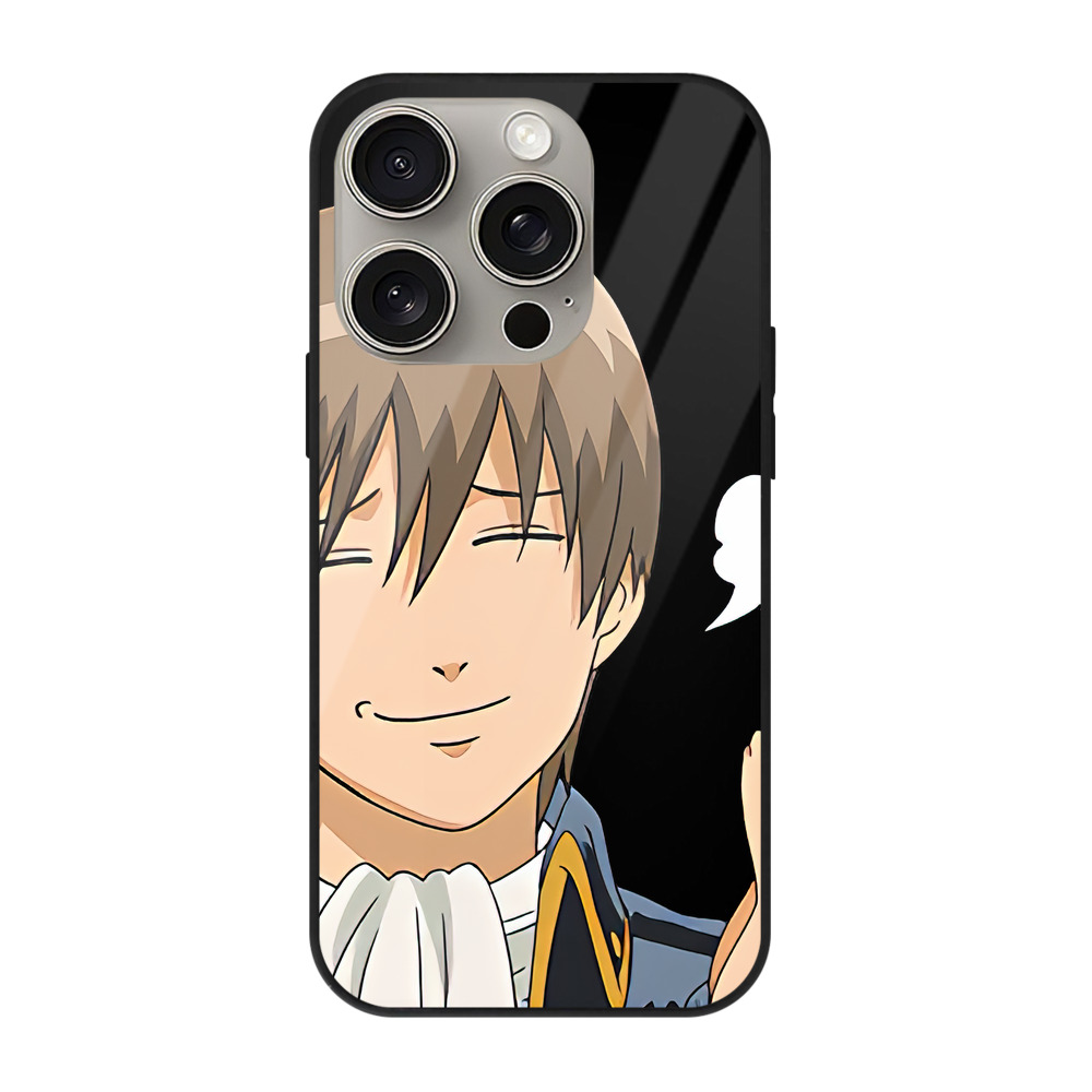 （画像用） ぎんたま 坂田銀時（さかたぎんとき） 神楽 志村新八（しむら しんぱち） GINTAMA Sakata Gintoki Kagura Shimura Shinpachi 【iPhone15Pro対応】スマホケース 耐衝撃＆黄変防止 背面ガラス