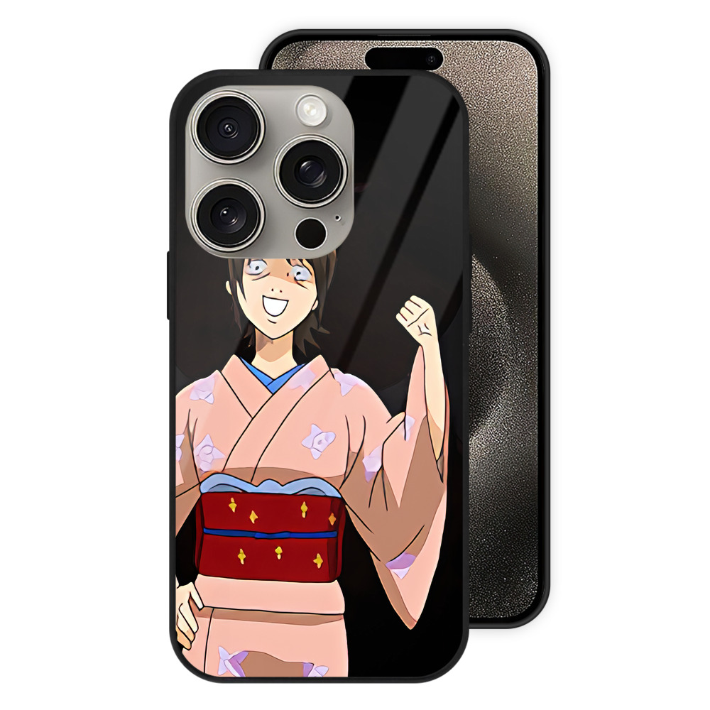 （画像用） ぎんたま 坂田銀時（さかたぎんとき） 神楽 志村新八（しむら しんぱち） GINTAMA Sakata Gintoki Kagura Shimura Shinpachi 【iPhone15Pro対応】スマホケース 耐衝撃＆黄変防止 背面ガラス