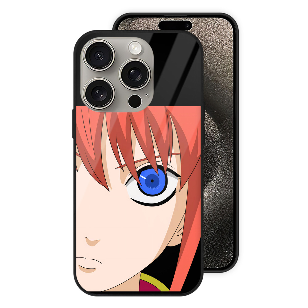 （画像用） ぎんたま 坂田銀時（さかたぎんとき） 神楽 志村新八（しむら しんぱち） GINTAMA Sakata Gintoki Kagura Shimura Shinpachi 【iPhone15Pro対応】スマホケース 耐衝撃＆黄変防止 背面ガラス