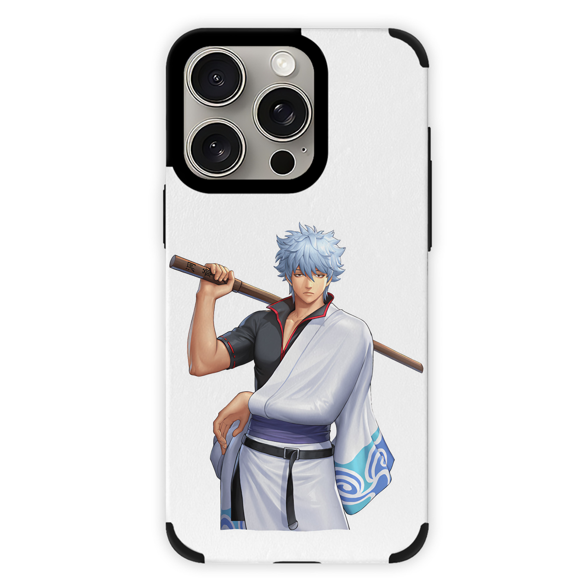 （画像用） ぎんたま 坂田銀時（さかたぎんとき） 神楽 志村新八（しむら しんぱち） GINTAMA Sakata Gintoki Kagura Shimura Shinpachi 【iPhone15ProMax対応】 PUレザー スマホケース 耐衝撃＆黄変防止