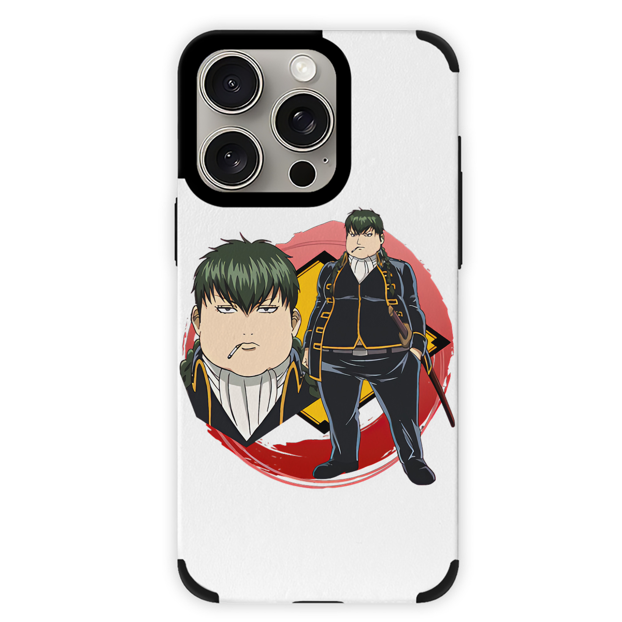 （画像用） ぎんたま 坂田銀時（さかたぎんとき） 神楽 志村新八（しむら しんぱち） GINTAMA Sakata Gintoki Kagura Shimura Shinpachi 【iPhone15ProMax対応】 PUレザー スマホケース 耐衝撃＆黄変防止