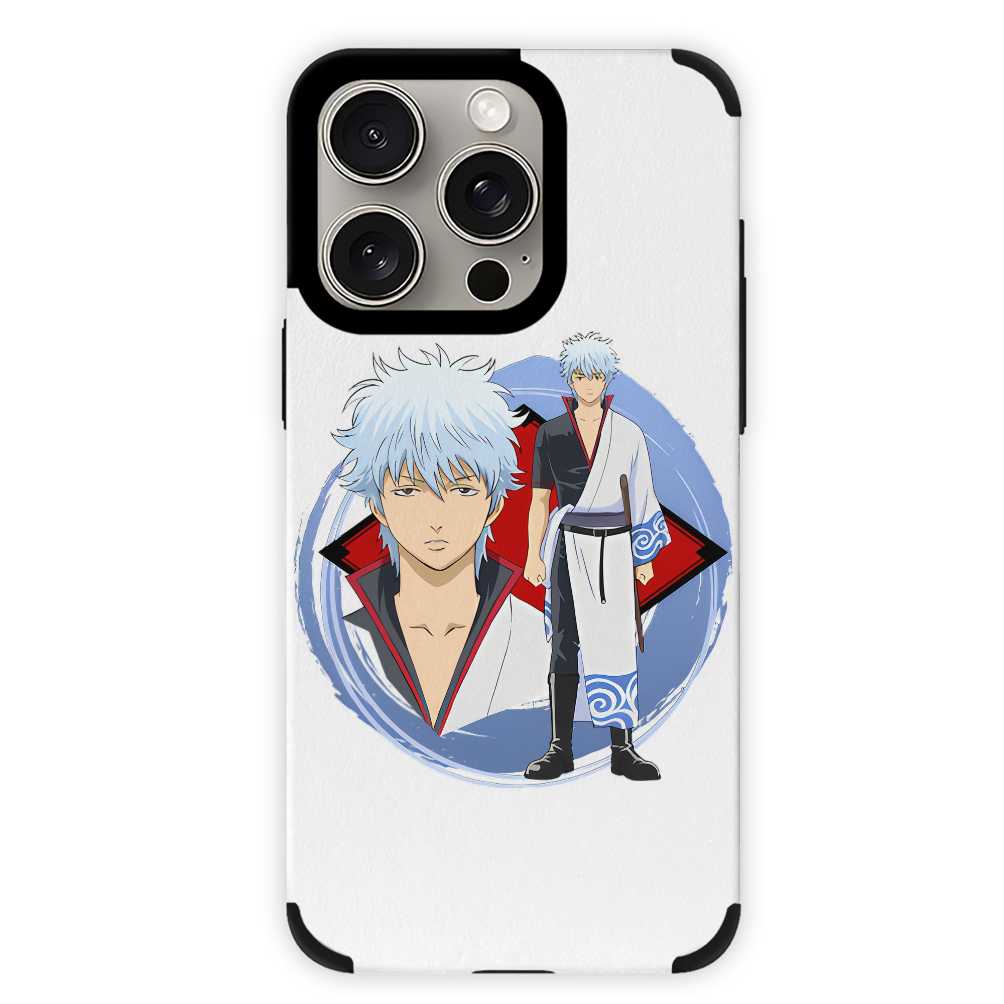 （画像用） ぎんたま 坂田銀時（さかたぎんとき） 神楽 志村新八（しむら しんぱち） GINTAMA Sakata Gintoki Kagura Shimura Shinpachi 【iPhone15ProMax対応】 PUレザー スマホケース 耐衝撃＆黄変防止