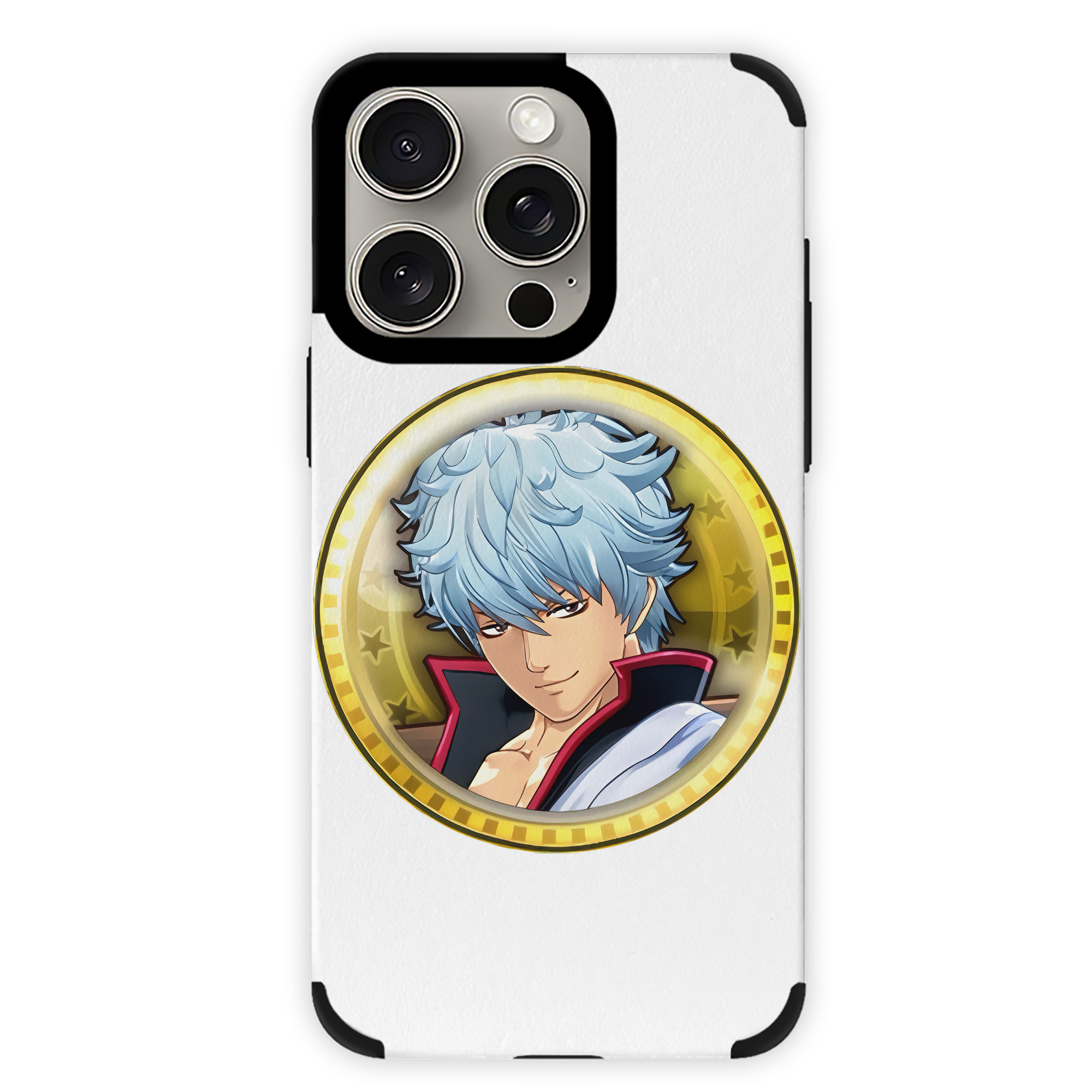 （画像用） ぎんたま 坂田銀時（さかたぎんとき） 神楽 志村新八（しむら しんぱち） GINTAMA Sakata Gintoki Kagura Shimura Shinpachi 【iPhone15ProMax対応】 PUレザー スマホケース 耐衝撃＆黄変防止