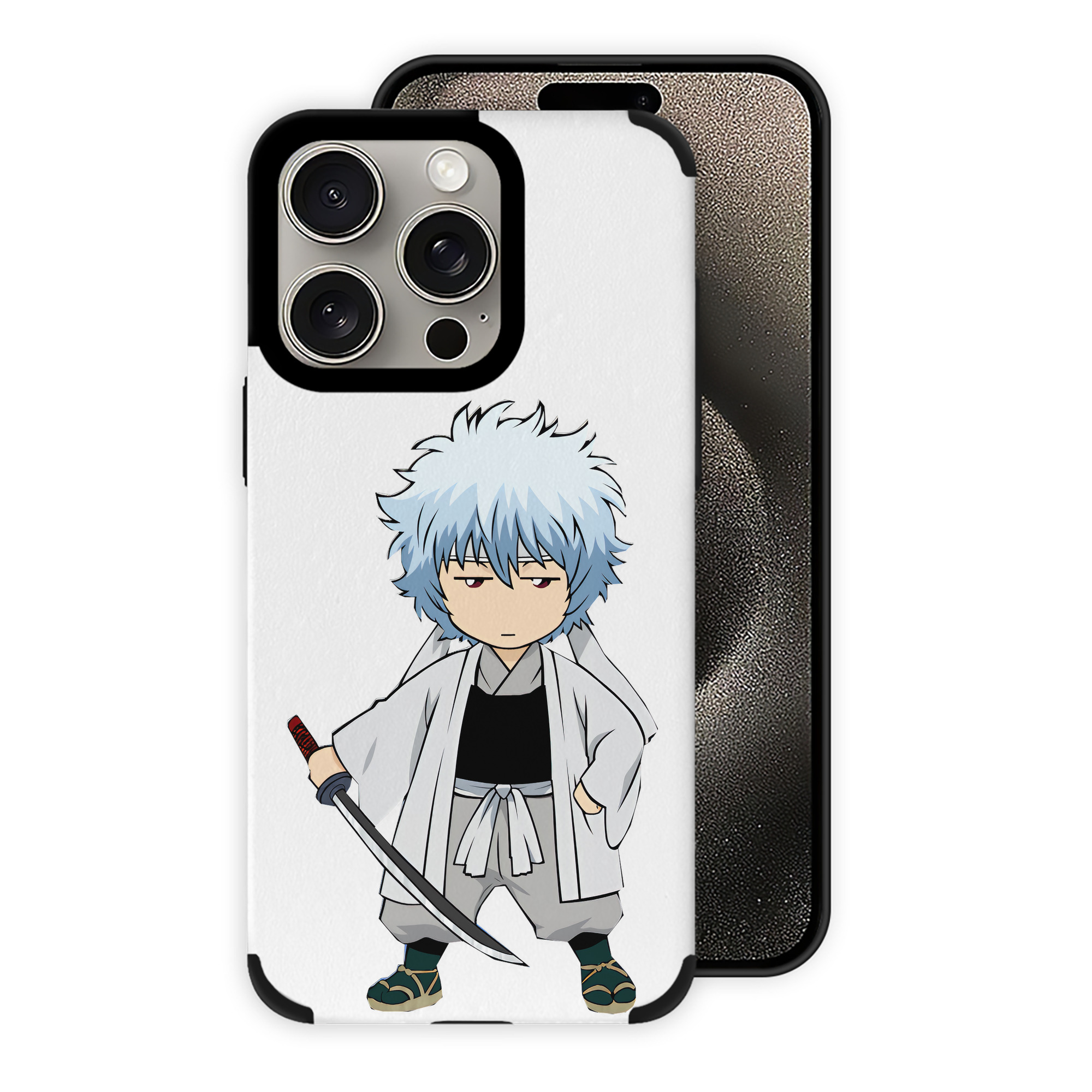 （画像用） ぎんたま 坂田銀時（さかたぎんとき） 神楽 志村新八（しむら しんぱち） GINTAMA Sakata Gintoki Kagura Shimura Shinpachi 【iPhone15ProMax対応】 PUレザー スマホケース 耐衝撃＆黄変防止