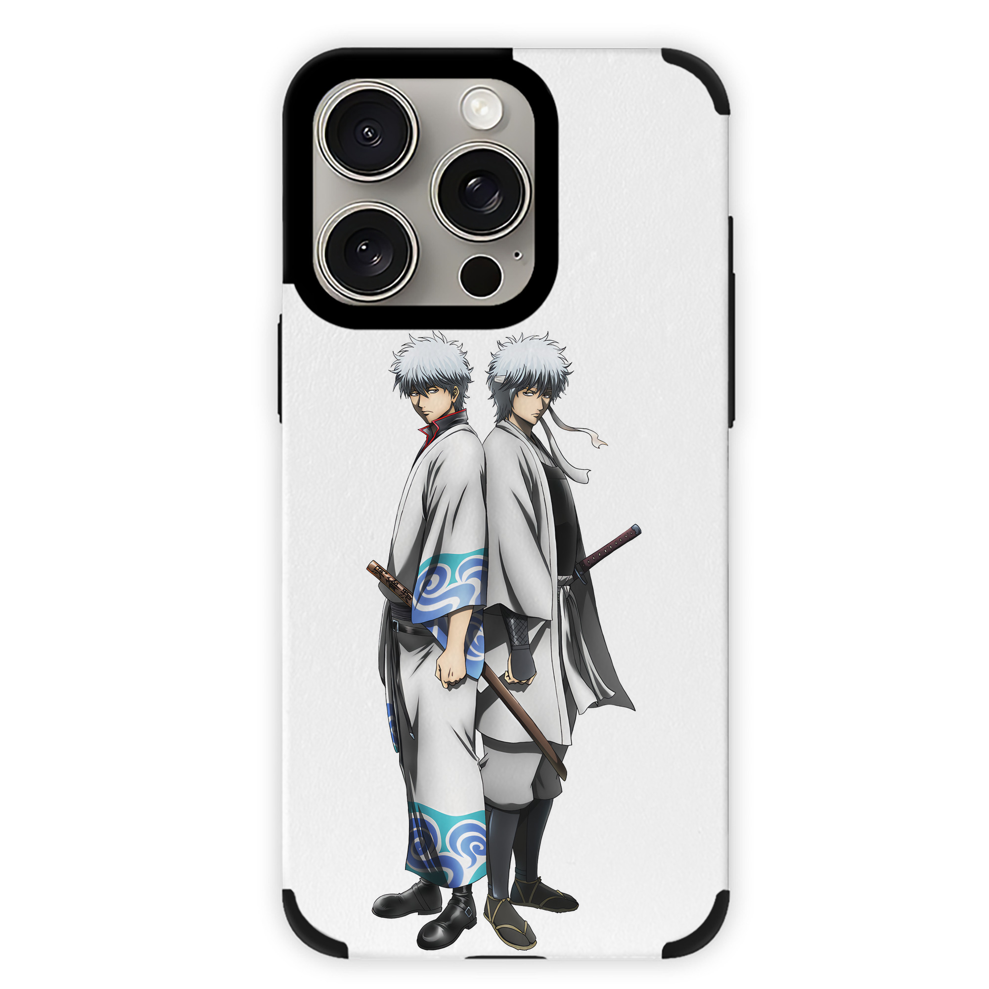 （画像用） ぎんたま 坂田銀時（さかたぎんとき） 神楽 志村新八（しむら しんぱち） GINTAMA Sakata Gintoki Kagura Shimura Shinpachi 【iPhone15ProMax対応】 PUレザー スマホケース 耐衝撃＆黄変防止