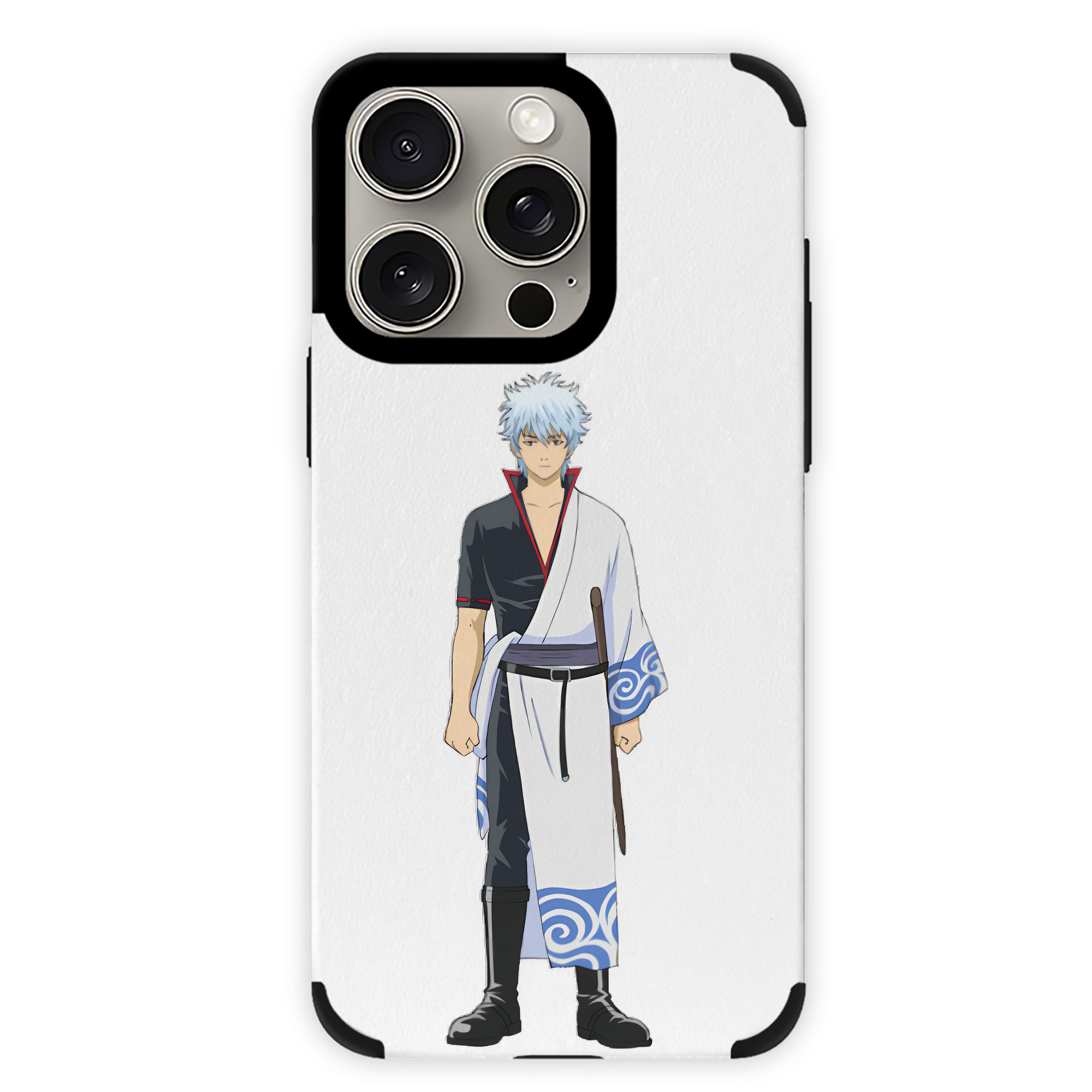 （画像用） ぎんたま 坂田銀時（さかたぎんとき） 神楽 志村新八（しむら しんぱち） GINTAMA Sakata Gintoki Kagura Shimura Shinpachi 【iPhone15ProMax対応】 PUレザー スマホケース 耐衝撃＆黄変防止