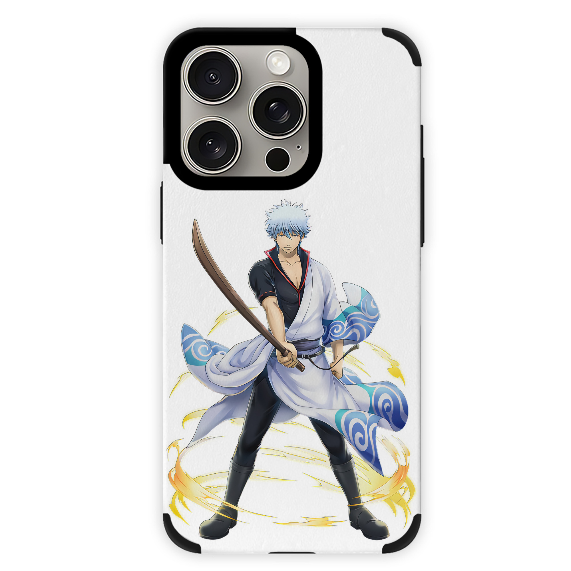 （画像用） ぎんたま 坂田銀時（さかたぎんとき） 神楽 志村新八（しむら しんぱち） GINTAMA Sakata Gintoki Kagura Shimura Shinpachi 【iPhone15ProMax対応】 PUレザー スマホケース 耐衝撃＆黄変防止